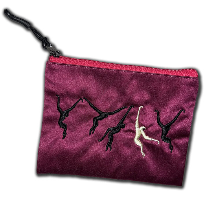 EAST silk purses dark pink