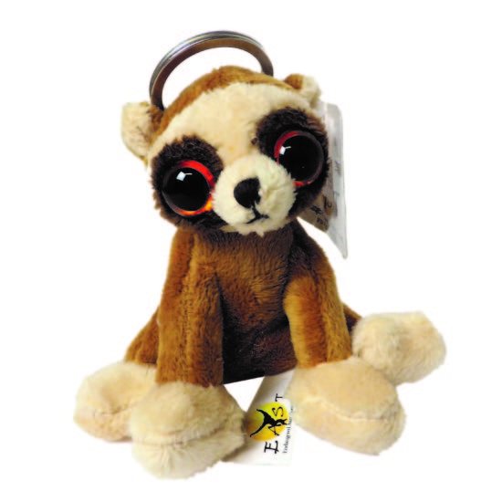 Pygmy loris keyring