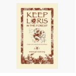 Keep loris in the forest tea towel